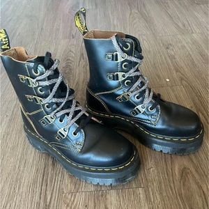 Dr. Martens Collier Bex Double Laced Leather Platform Boots